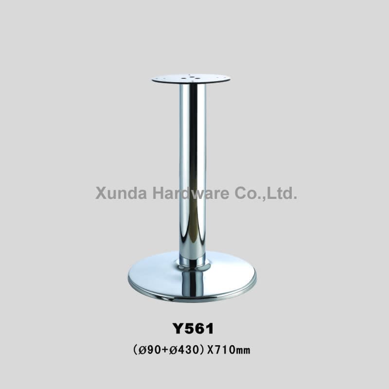 Steel Chrome Plated Table Base for Restaurant Table Y561